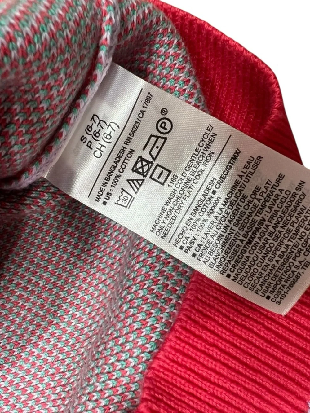 Old Navy S (6-7) Cherry Print Cotton Tank Top